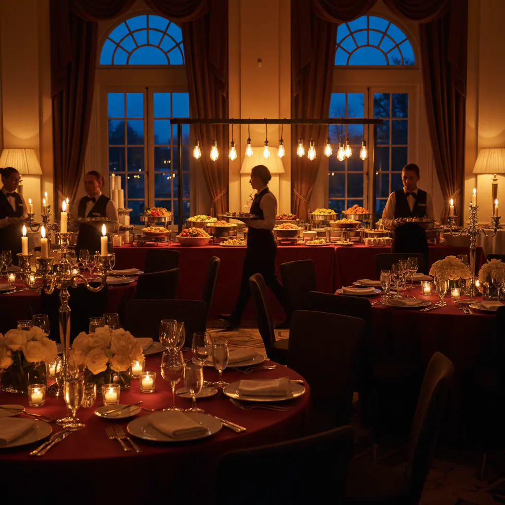 Catering event atmosphere